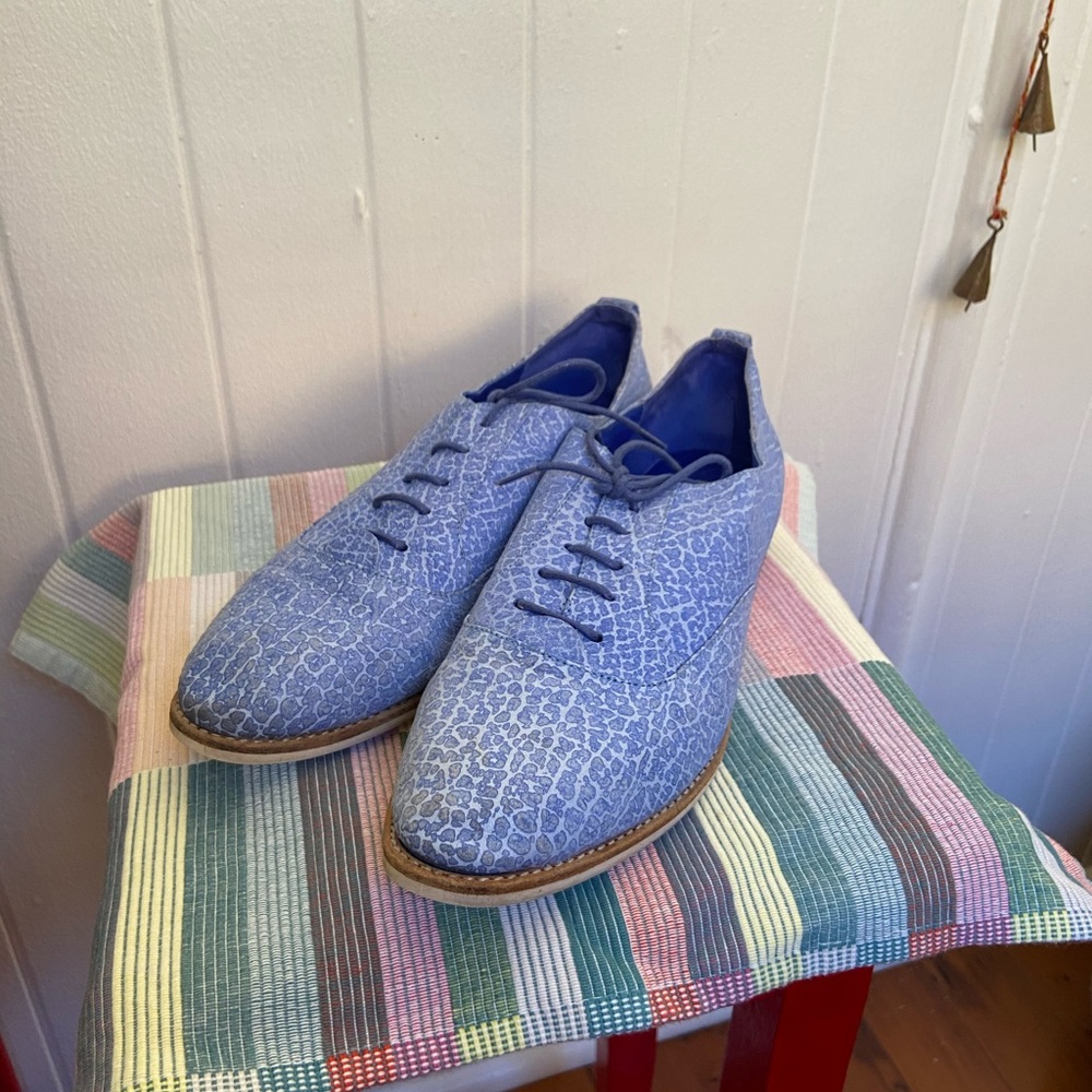 Blksheep Empire textured blue oxfords